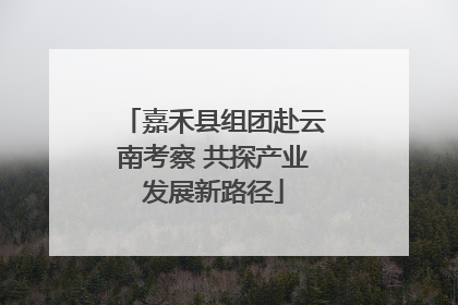 嘉禾县组团赴云南考察 共探产业发展新路径